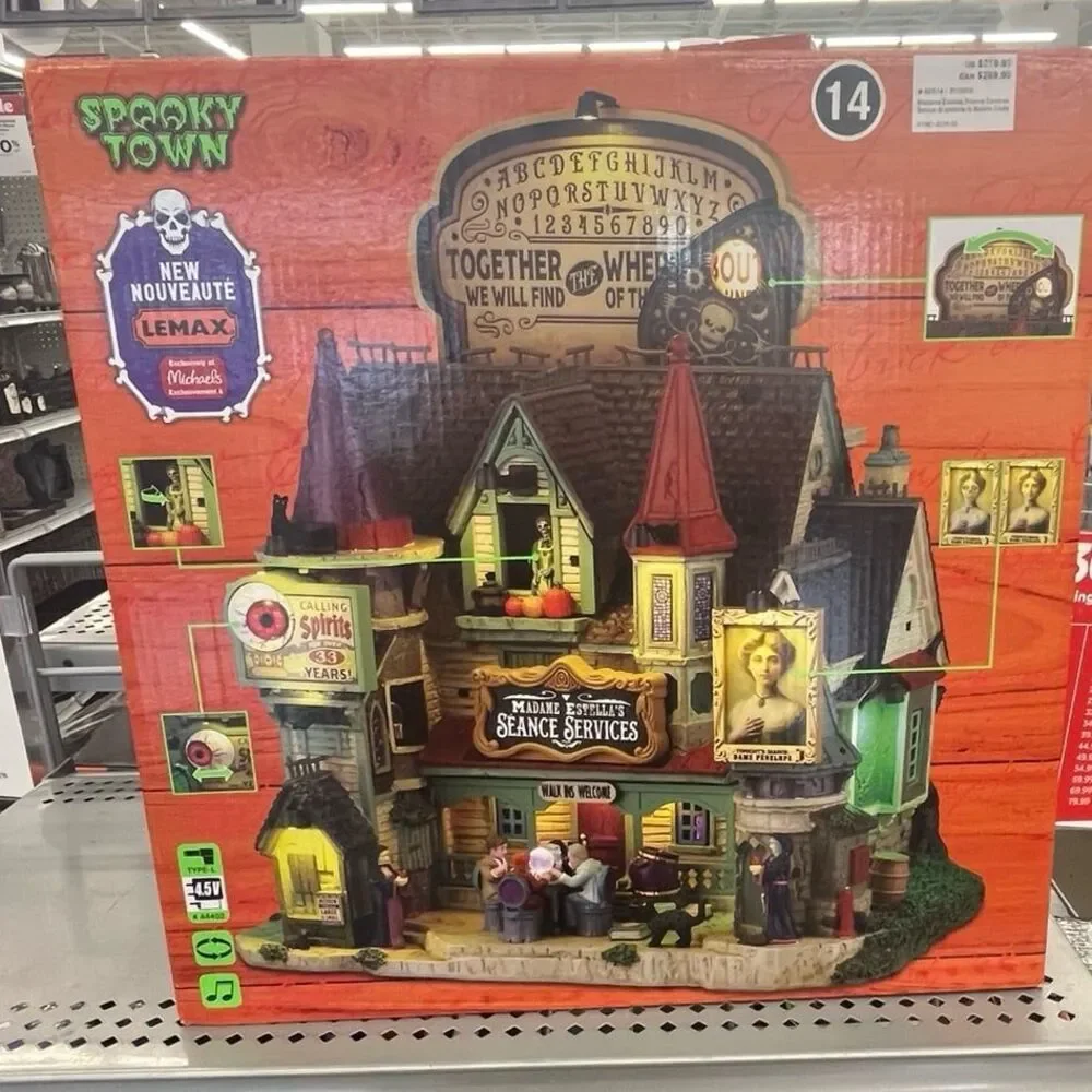 Lemax Spooky Town Halloween Madame Estella's Seance Services